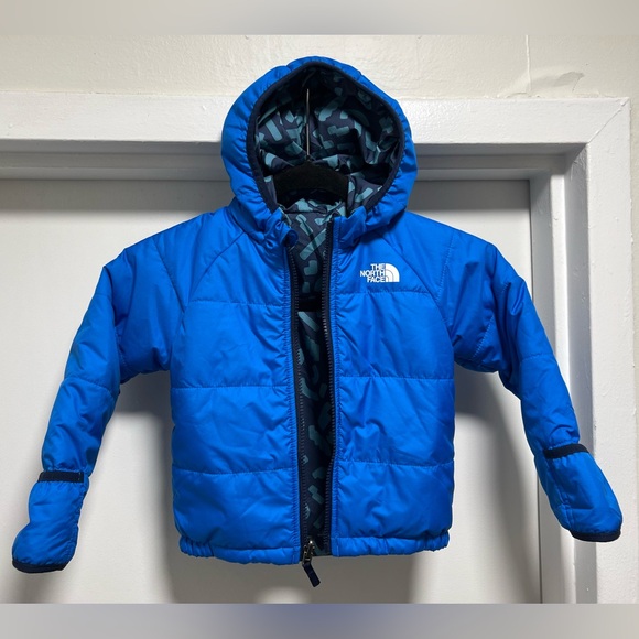 The North Face Reversible Jacket Toddler Boys/Girls Size 2T - Picture 1 of 4